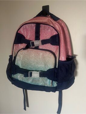 Pottery Barn Mackenzie glitter backpack large